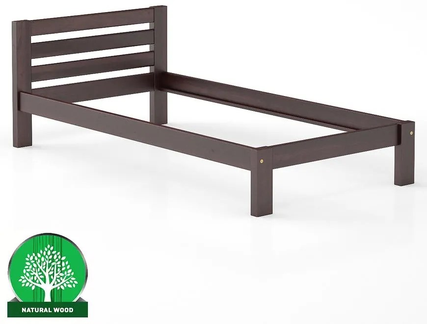 Posteľ borovica LK127–100x200 orech