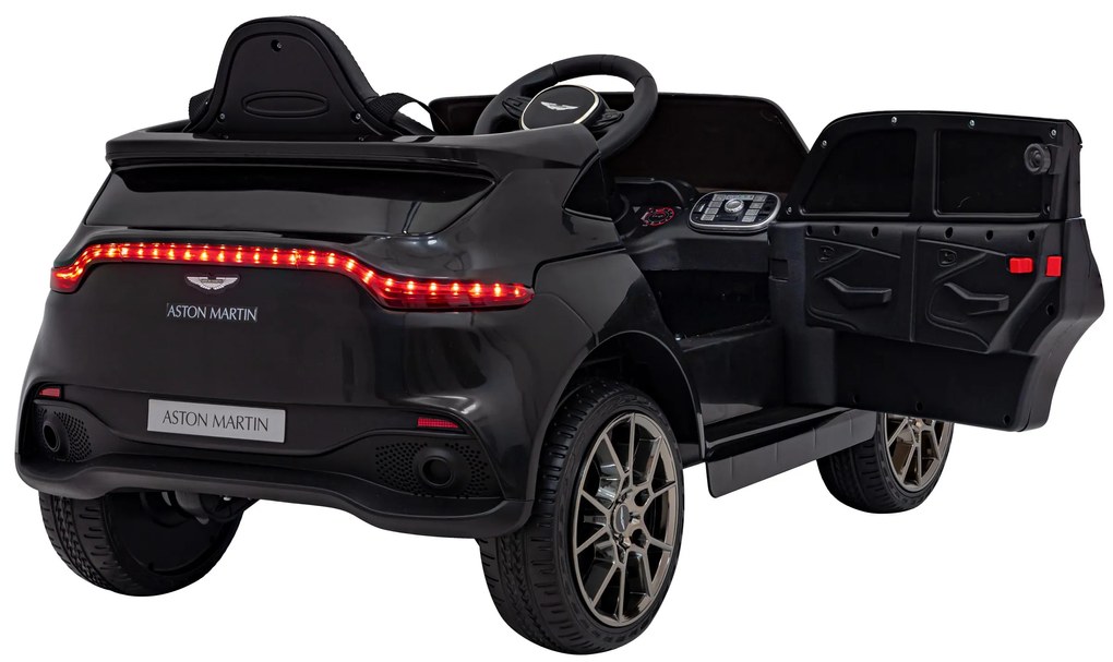 RAMIZ Elektrická autíčko  Aston Martin DBX - čierne - 4x25W- BATÉRIA - 12V7Ah - 2024