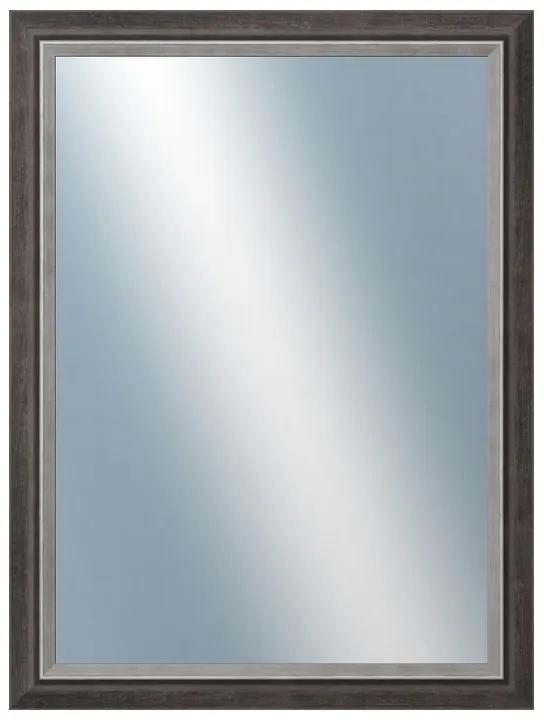 DANTIK - Zrkadlo v rámu, rozmer s rámom 60x80 cm z lišty AMALFI čierna (3118)