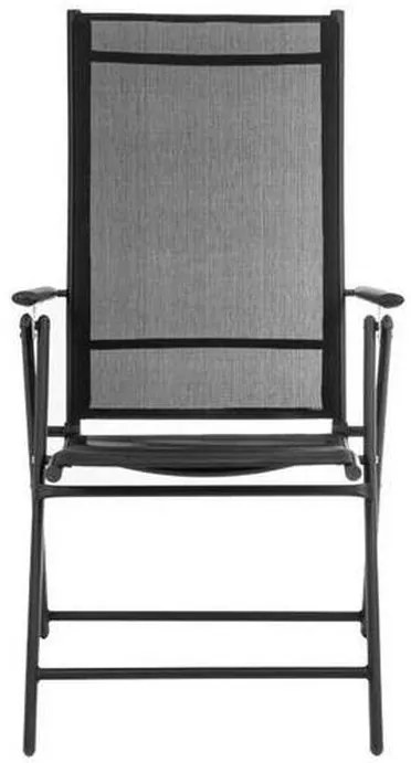 Záhradná stolička MRP ERHARD čierna/čierna