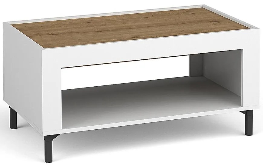 Konferenčný Stolík Mossa M09 dub whisky/biela mat