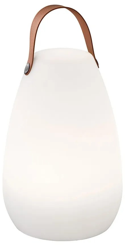 Bielo-hnedá LED stolová lampa (výška 26 cm) Ruby – Fischer & Honsel