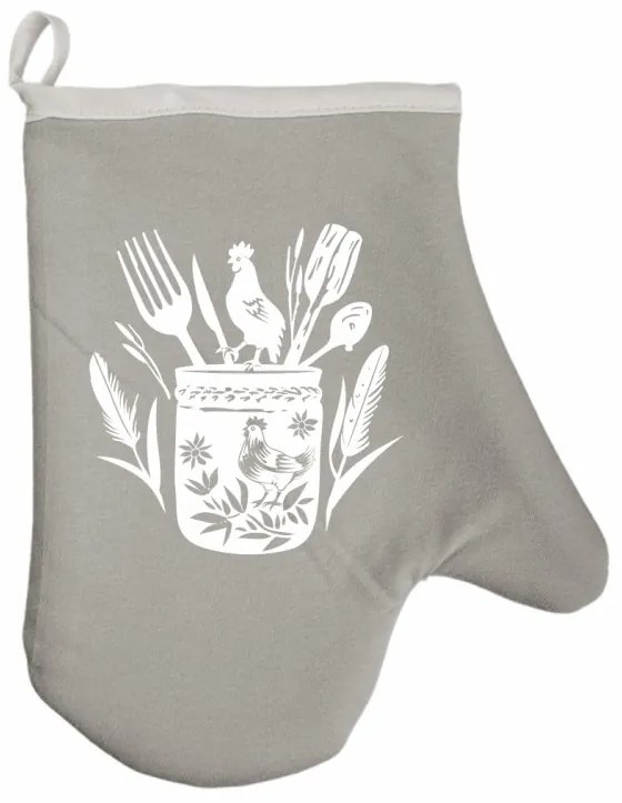 Kuchynská rukavica Village EMI, hnedá