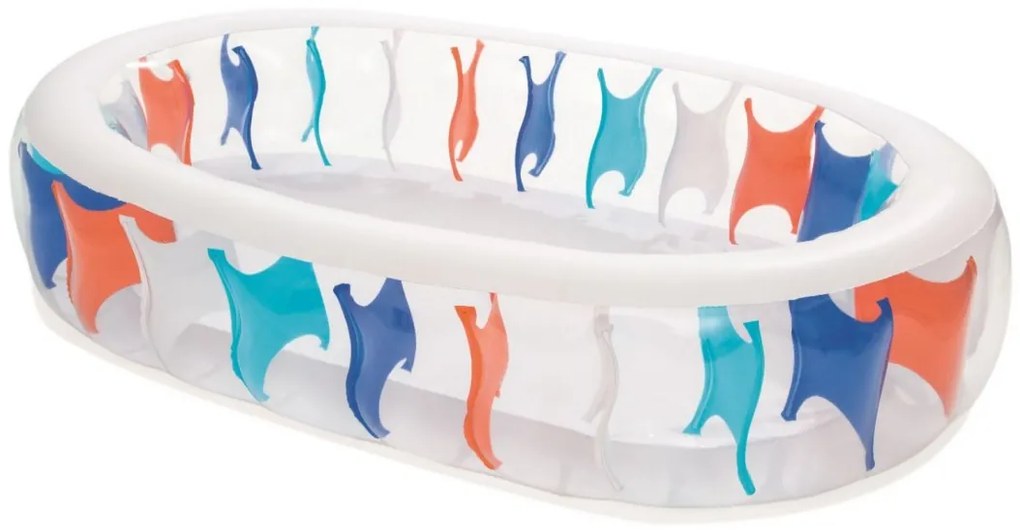 BESTWAY DETSKÝ NAFUKOVACÍ BAZÉN ELLIPTIC - 54066 - 229 x 152 x 51 cm