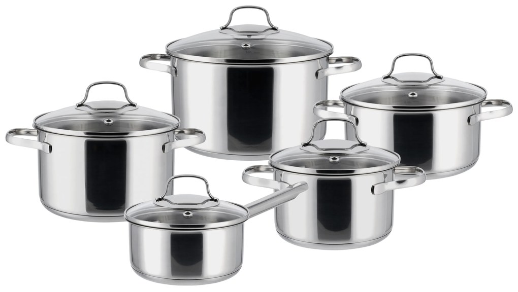 Silvercrest®  Súprava hrncov Premium (so sklenenými pokrievkami)  (100395241)
