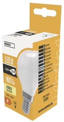 EMOS LED žiarovka, E14, Mini, 8W, 900lm, teplá biela, 3000K