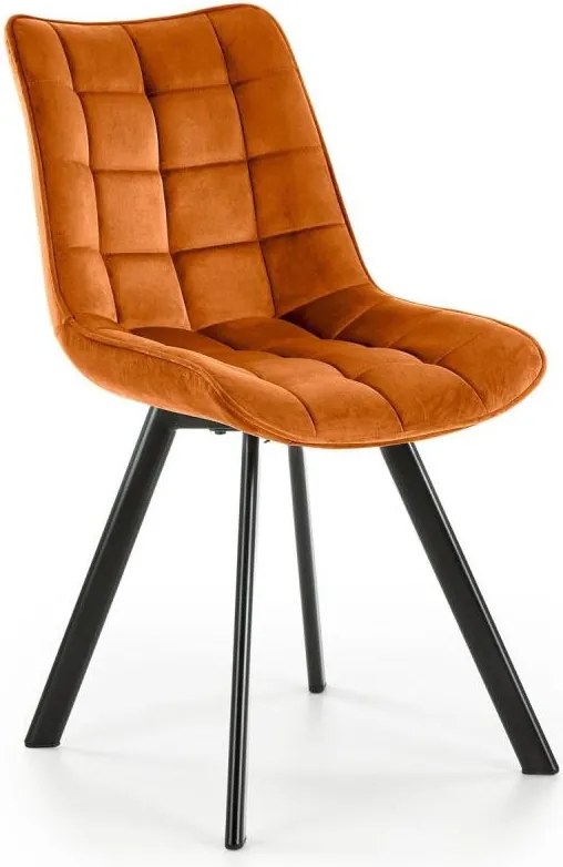 Jedálna stolička COMORO, 1 ks, hnedá (škoricová)