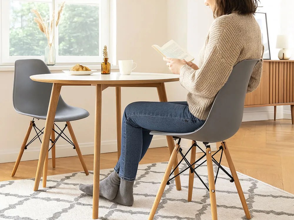 CH Jedálenská stolička Theo - sivá