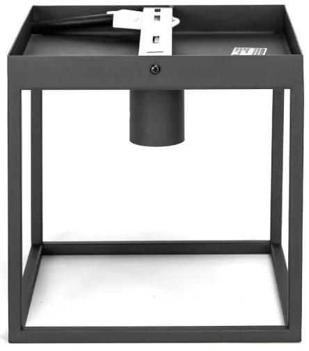 Aigostar - Stropné svietidlo 1xE27/40W/230V čierna