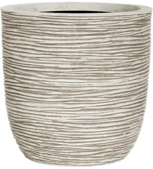 Capi Nature Egg planter rib ivory 35/34