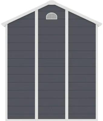 Plastový záhradný domček Rojaplast Ave E 176 x 268 cm sivý
