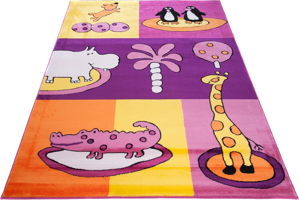 TA Koberec K596B ŽLTÁ KINDER CFW Rozmer: 240x330 cm
