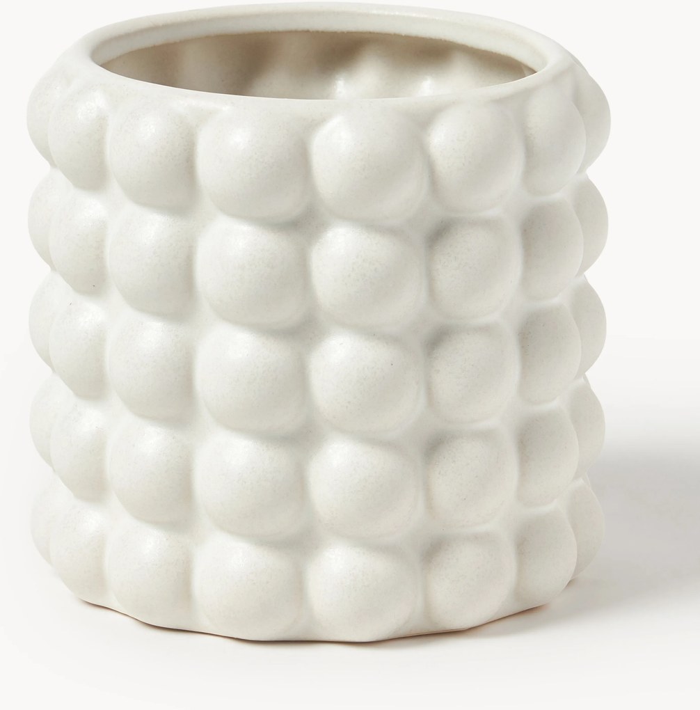 Obal na kvetináč z kameniny Bob, V 15 cm