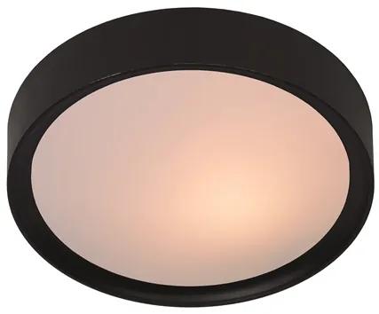 Lucide 08109/02/30 Moderné stropné svietidlo LEX Ceiling Light 2xE27, priem. 33cm, čierne