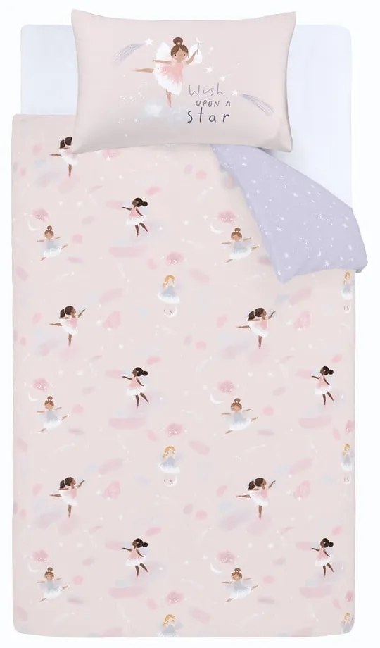 Detské obliečky do postieľky 120x150 cm Dancing Fairies - Catherine Lansfield