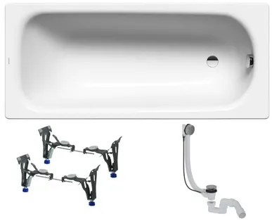 Kaldewei Saniform obdĺžniková vaňa 150x70 cm smaltovaná oceľ ľavá aj pravá KWB3611