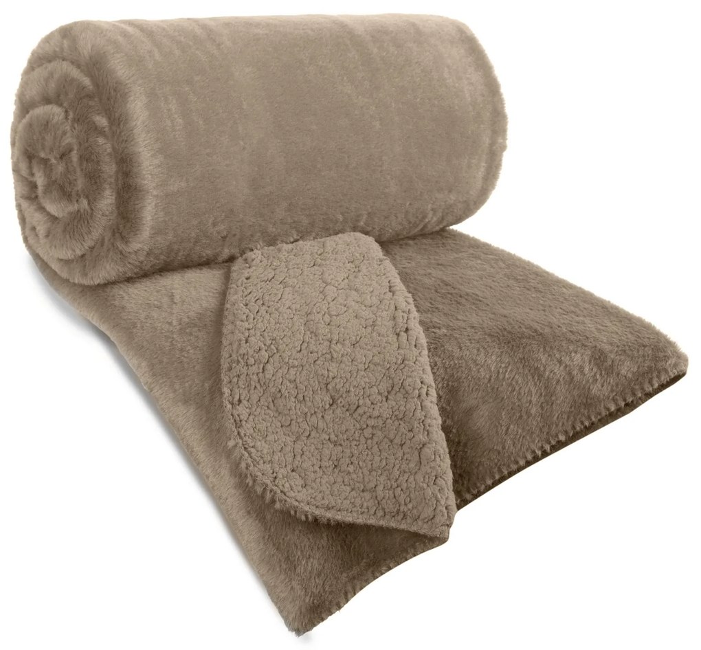 PREHOZ NA POSTEĽ NINA 170X210 CM BÉŽOVÝ