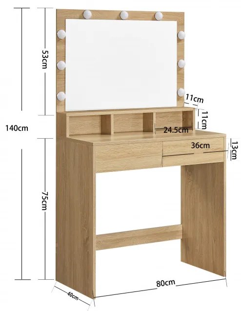 Toaletný stolík RDT120T11