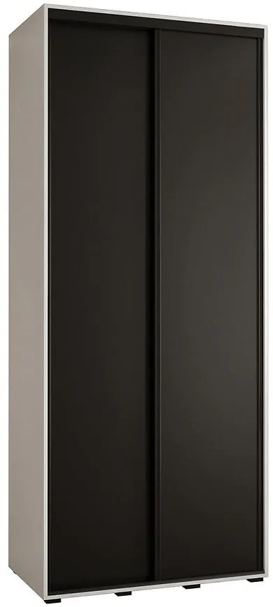 Skriňa 45 Canaris 1 110 biela/čierna/čierna