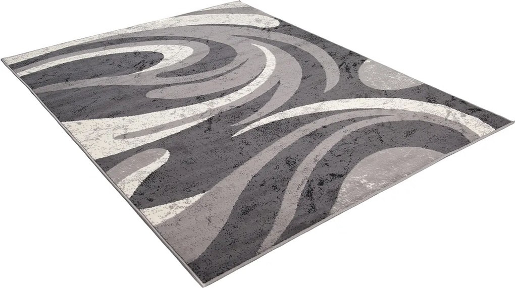 TA Koberec 2641A DARK GRAY CHEAP PP CRM Sivý Obdĺžnikový Rozmer: 80x150 cm