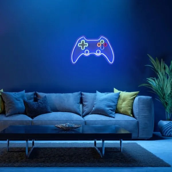 JUST LIGHT. 85022-70 - LED neónová nástenná dekorácia NEÓN LED/6,5W/5V gamer