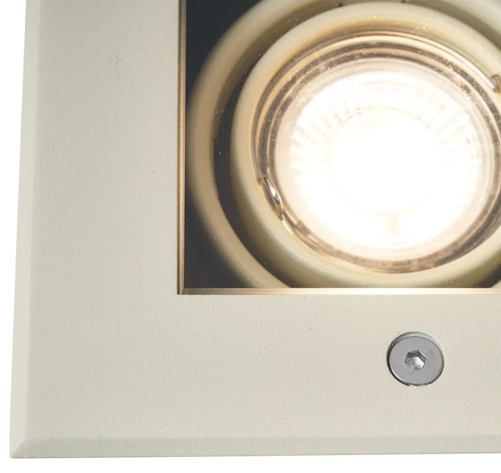 Moderné zemné bodové svietidlo béžové GU10 50 mm otočné a naklápacie IP65 - Oneon