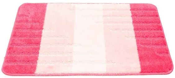 Sada kúpeľňových koberčekov VIC ružová, pruhy