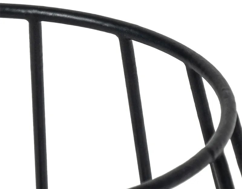 Moderná stolná lampa čierna drôtená - Palica