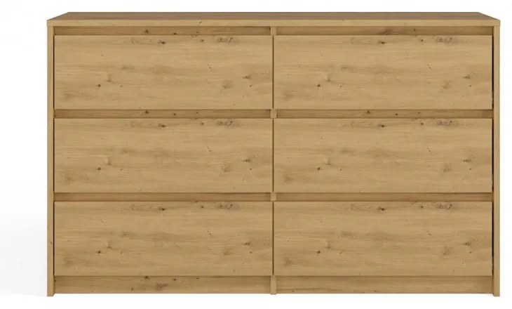 Komoda Kentero 3 (dub artisan). Akcia -22%. Vlastná spoľahlivá doprava až k Vám domov. 1132839