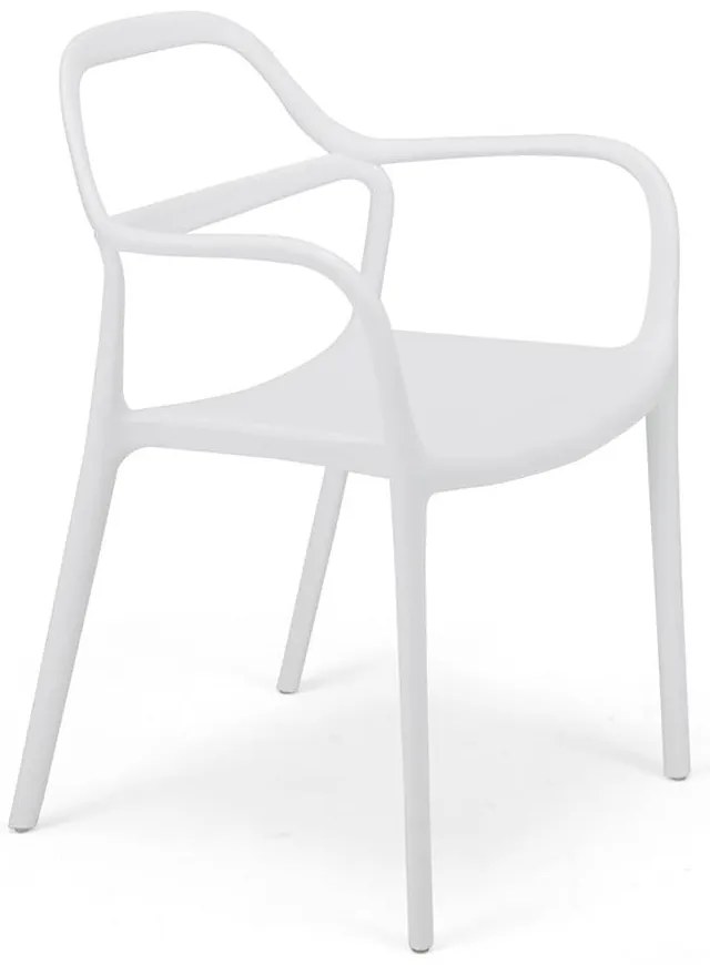 Súprava 2 bielych jedálenských stoličiek Bonami Selection Dali Chaur