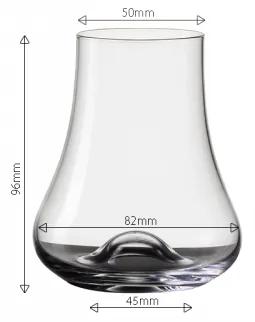 Lunasol - Pohár na whisky Wave 240 ml, set 4 ks - Univers Glas Lunasol (321971)