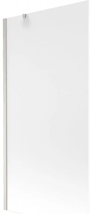 Mexen Next, 1-krídlová vaňová zástena 90 x 150 cm, 6mm sklo námraza, oceľová, 895-090-000-00-30-97