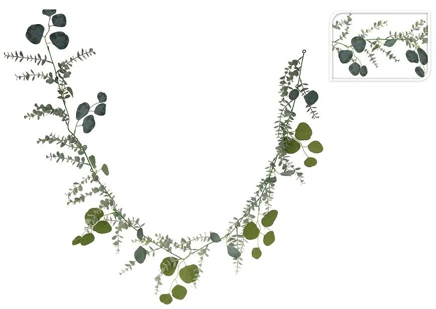 Girlanda z ozdobných listov 180CM