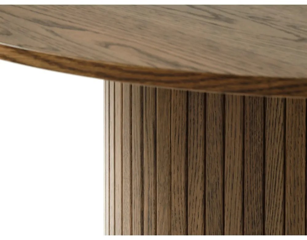 Okrúhly jedálenský stôl v dekore duba ø 120 cm Nola – Unique Furniture