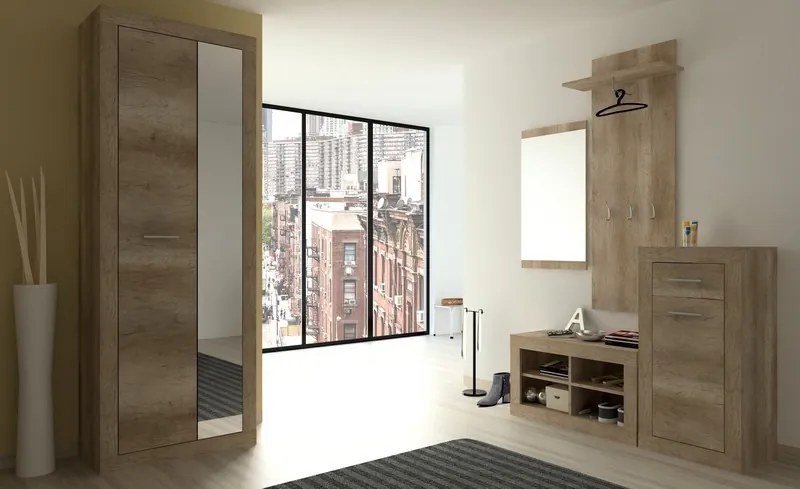 Vešiakový panel Askon, dub canyon