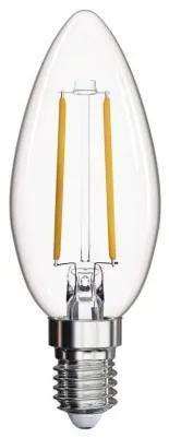 EMOS LED filamentová žiarovka, E14, Candle, 2W, 250lm, neutrálna biela