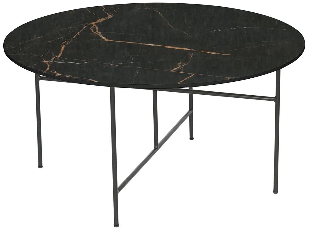 WOOOD Konferenčný stolík Vida Marble Ø80 cm 40 × 80 × 80 cm