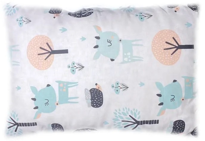 INTERMEDIC SK Vankúšik ZOO/minky modrá 38x26 cm