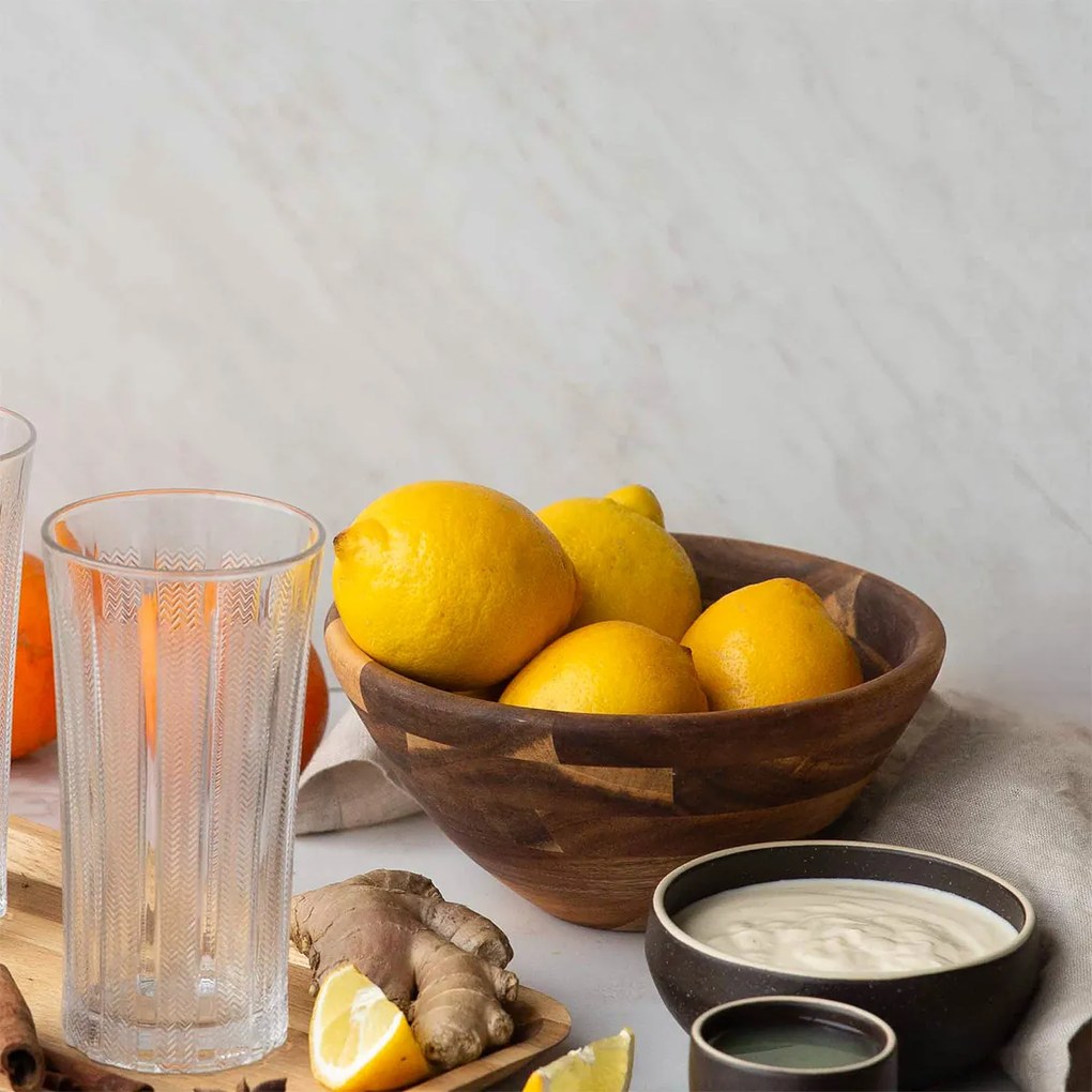 Miska na šalát veľká Agát ø 30,5 cm - FLOW Wooden - 593713