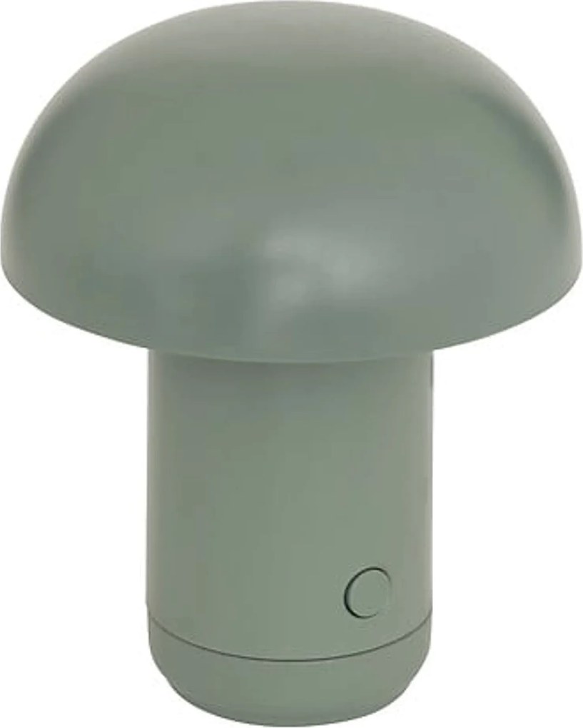 LED stolná lampa FUNGHI 11,2 cm, zelená