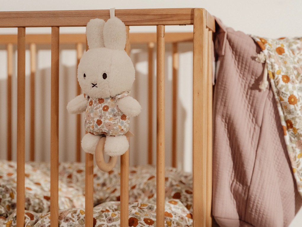 Hudobný králiček Miffy Vintage Kvety