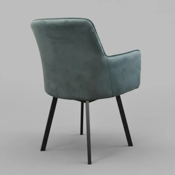 Jedálenská stolička AMELIA sivá