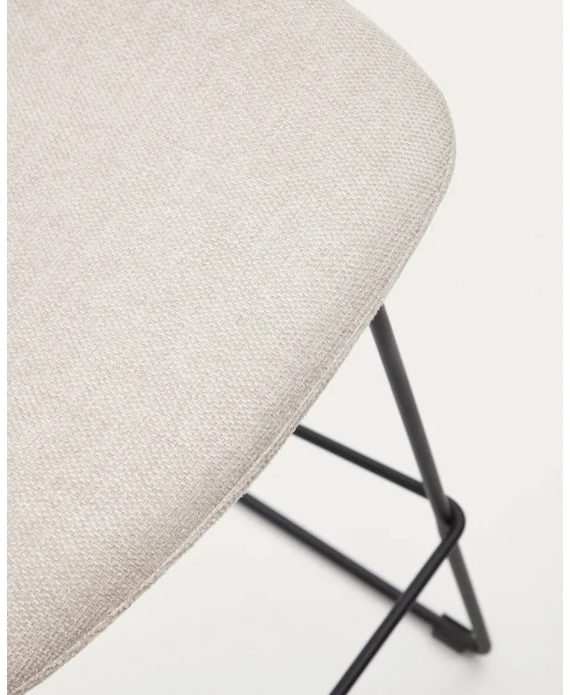 Béžová barová stolička (výška sedadla 65 cm) Zahara – Kave Home