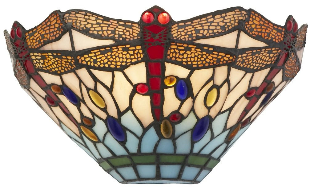 Svietidlo nástenné Tiffany VÁŽKA SKY