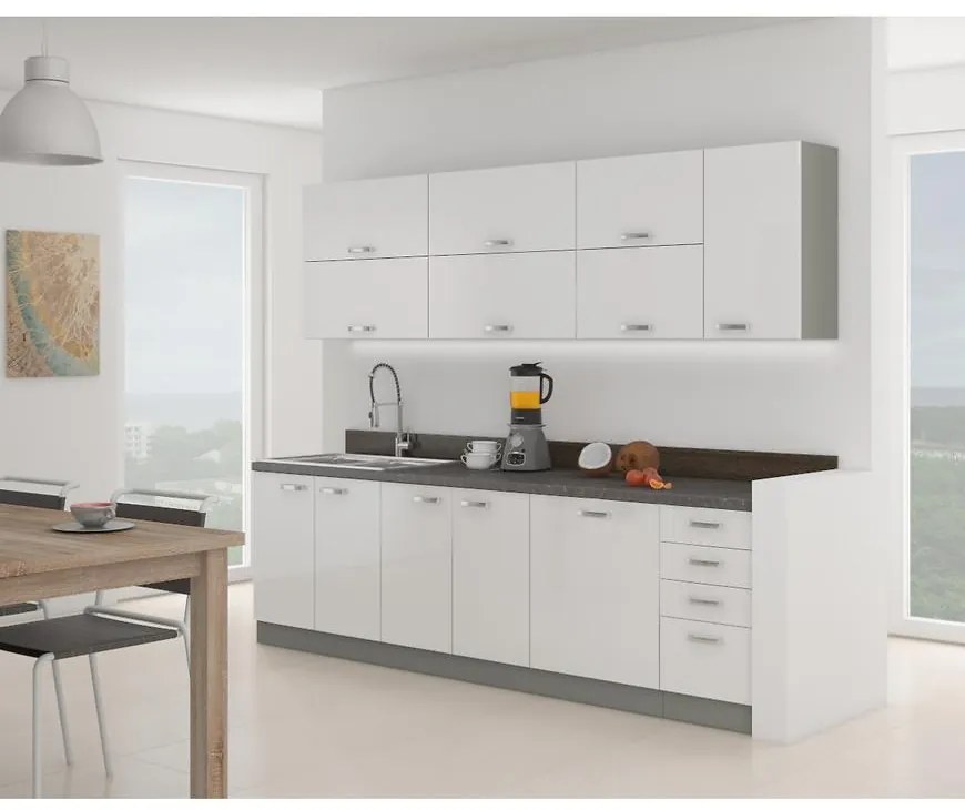 Kuchynská linka Bianka bez dosky 260