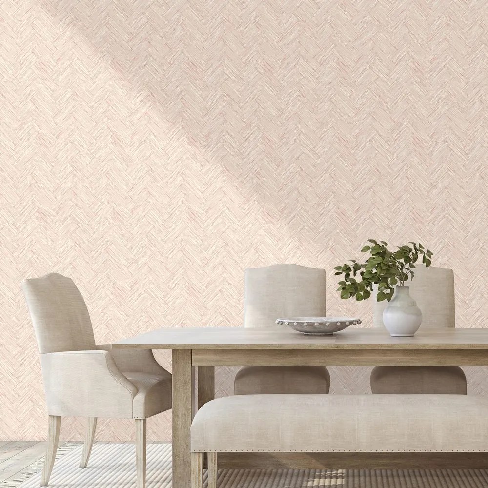 Samolepiaca tapeta elegantná béžová textúra košíkovej väzby