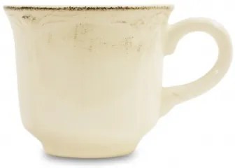 Šálka espresso 100ml Provence Ivory, vidiecka keramika, 6,5x10x7,5