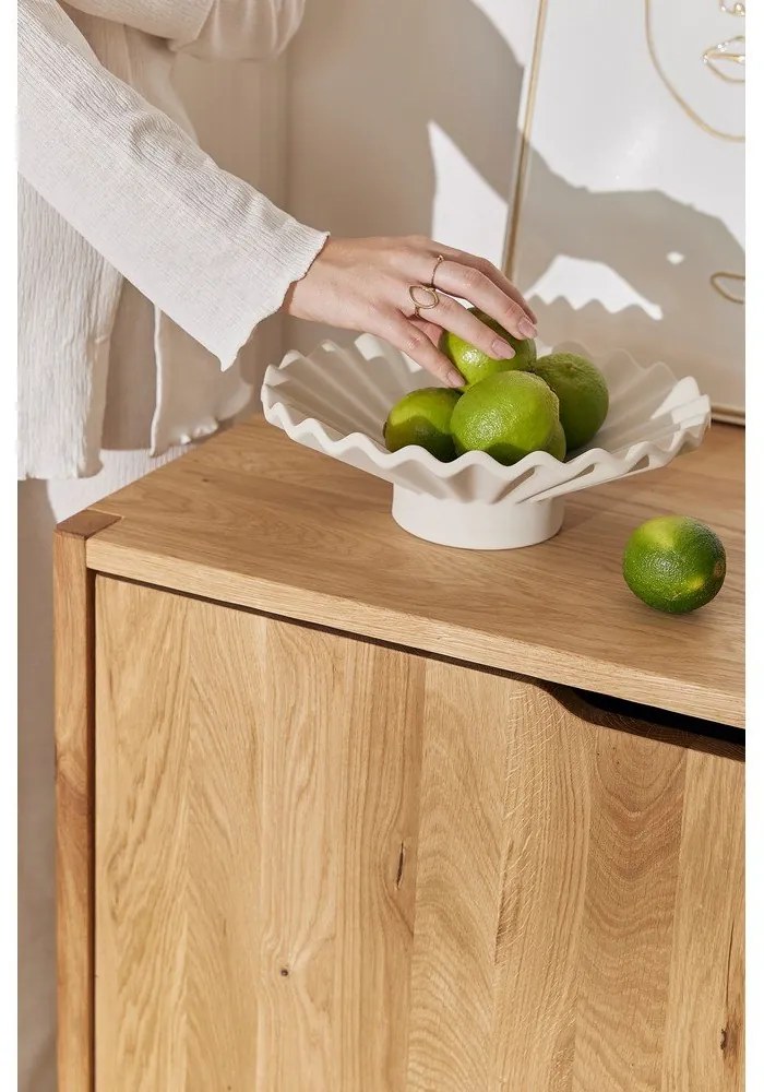 Skrinka z dubového dreva v prírodnej farbe 95x80 cm Twig – The Beds