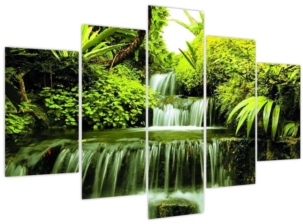 Obraz - Indonézske vodopády (150x105 cm)
