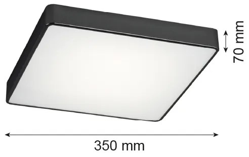 Argon 1580 - Stropné svietidlo ONTARIO 4xE27/15W/230V